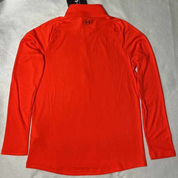 COPY - Under Armour Neon Orange 1/3 Zip Pullover. YXL. NWT. - Picture 2 of 9